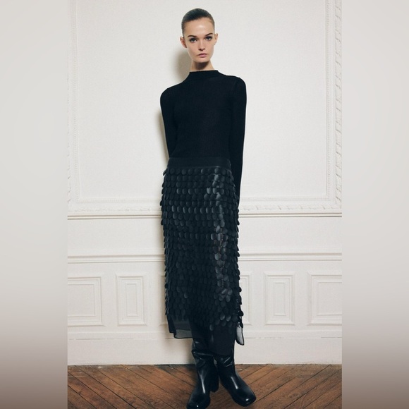 NWT Zara Combination Midi Skirt - Picture 6 of 10